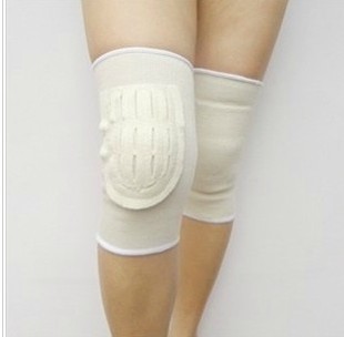 磁疗白色护膝运动护膝保暖 关节炎 老寒腿 夏季透气