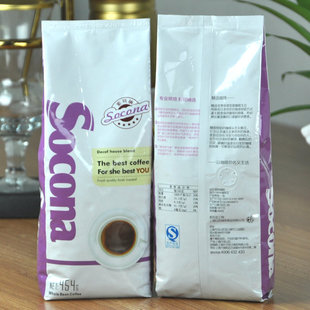 Socona红牌进口意大利咖啡豆454g意式浓缩 免费代磨咖啡粉 香浓