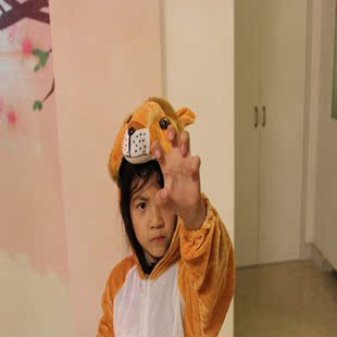 幼儿演出动物服 舞蹈游戏服 儿童卡通表演服装 小狮子服装 狮子王