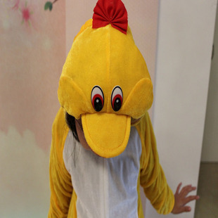 幼儿园儿童动物演出服可爱快乐的小鸭子表演服数鸭子舞蹈服装头饰