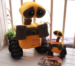 迪斯尼正版机器人总动员瓦力WALL·E卡通毛绒玩具公仔情侣生日礼
