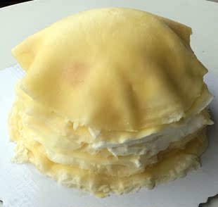 新鲜芒果榴莲千层蛋糕 重庆同城生日蛋糕手工水果奶油蛋糕包邮