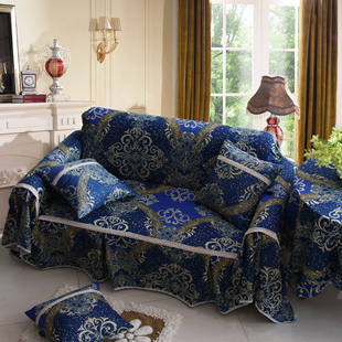 欧式四季布艺沙发套沙发罩全包万能套全盖组合沙发巾垫单双三四人