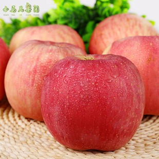 【天天特价】烟台苹果80#5斤正宗栖霞红富士苹果新鲜水果批发包邮