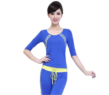 2014春夏新款莫代尔瑜伽服套装女 韩版显瘦愈加瑜珈服舞蹈服特价