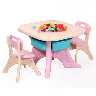 哈比树宝宝书桌学习桌椅套装桌子组合儿童桌塑料桌椅加厚课桌椅