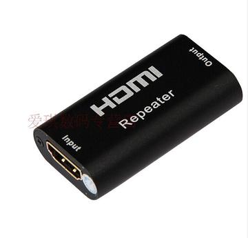 HDMI信号放大器 中继器 母对母 HDMI信号放大延长器40米 1.4版