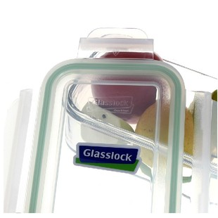 韩国GLASSLOCK三光云彩钢化玻璃保鲜盒盖子1100ML塑料盖子RP518