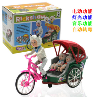 玩具批发厂家直销 喜羊羊电动玩具三轮车 带灯光灯音乐喜洋洋马车