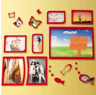 童年的回忆卡通环保创意照片墙S77韩式相框照片墙贴（不含照片）