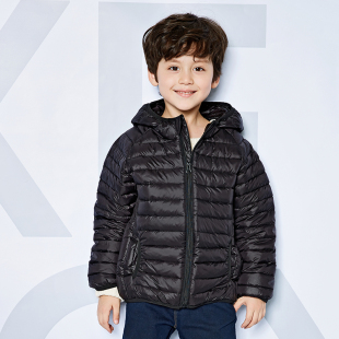 gxf2015新款儿童羽绒服韩版修身童装超薄保暖男童外套女童中大童