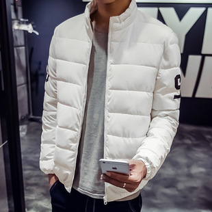 2015冬季新款男士棉衣 韩版修身时尚休闲立领加厚保暖棉袄外套潮