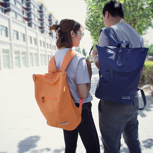 原宿风街头潮流双肩包韩国时尚情侣防雨旅行背包男女学生实用书包