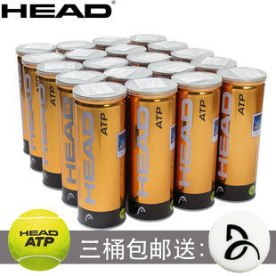 正品特价 海德HEAD ATP 比赛网球 黄金球铁罐3个装 中网比赛用球