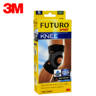 黎创：正品3M FUTURO 护多乐运动系列 透气式护膝 可调节中等强度