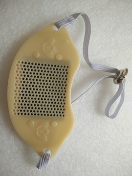 电子喉  造喽口(呼吸洞)专用防尘除菌口罩 活性炭口罩 专用口罩