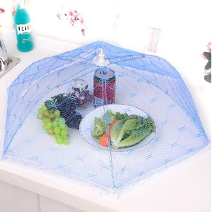 O5-2-2饭菜罩 蕾丝折叠餐桌罩 防尘防苍蝇食物罩 厨房小工具 菜罩