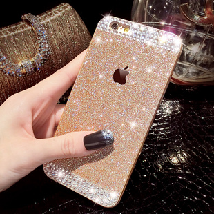 iPhone5s手机壳 苹果5手机壳 5s手机壳水钻 奢华个性保护套薄潮女