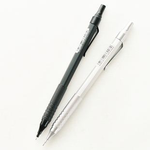 满19元包邮 晨光自动铅笔全金属狂潮AMP37201黑0.5自动铅笔质感