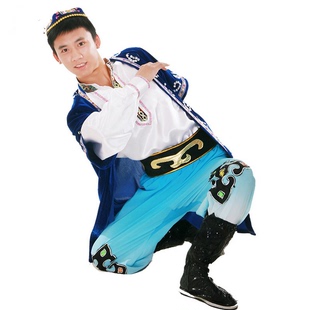 男装新疆维吾尔族服装舞蹈表演服装少数民族舞台演出服装