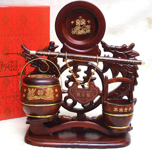 包邮结婚礼品红木(红酸枝）雕刻称心如意子孙桶 婚庆用品 马桶