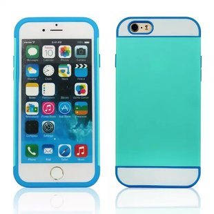 新款韩版iPhone6S plus硅胶手机壳 苹果5S混合软胶全包边硅胶壳潮