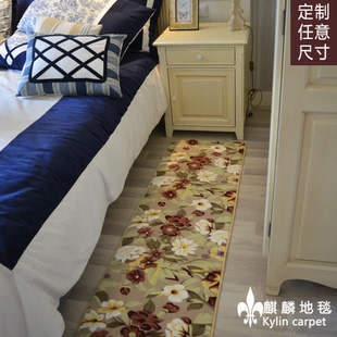 加厚卧室床前地毯 家用卧室床边地毯 小房间满铺地毯客厅地毯定制