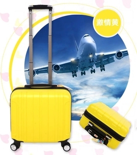 登机箱16寸旅游小拉杆箱旅行箱包行李箱子万向轮男女款皮箱韩国潮