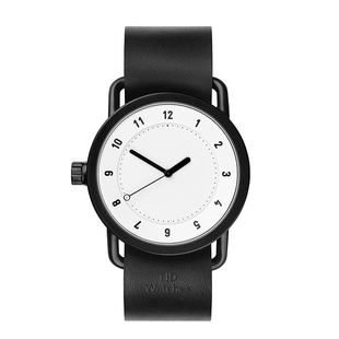 瑞典TID男表WATCHES简约时尚创意概念腕表 防水牛皮表带男士手表