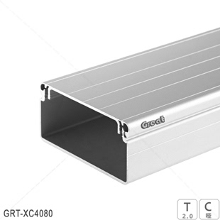 热卖工业铝合金铝型材4080线槽盒 铝槽桥架 免费零切 厂家直销