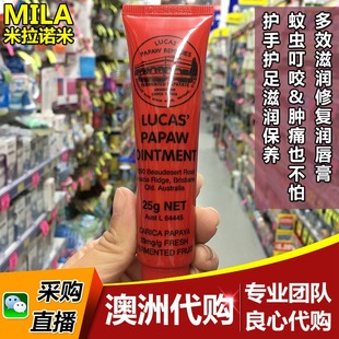 澳洲木瓜膏LucasPapaw神奇番木瓜膏润唇膏/万用膏25g代购 进口