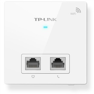 TP-LINK TL-AP300I-DC/POE供电86型300M面板AP无线WIFI覆盖tplink