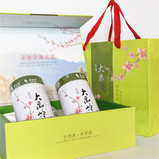 茶叶师 台湾高山茶叶 原装进口大禹岭乌龙茶 清香型高冷茶礼盒装