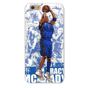 iPhone76plus手机壳创意灌篮高手麦迪篮球苹果6s手机保护套硅胶软